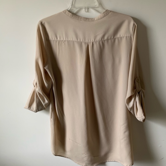 Calvin Klein Blouse size Medium (Tan) - Picture 5 of 6